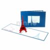 Eiffel Tower Card – Building 3D Popup CardThiệp tháp Eiffel 3D - Thiệp 3D công trình nổi tiếng
