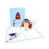 Owl Card – Animal 3D Popup Card Owl Graduation Card – Congratulation 3D Popup Card