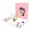 Harp Card– Music 3D Popup Card Thiệp Hạc cầm – Thiệp âm nhạc
