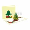 Thiệp Ánh sáng cây thông Giáng sinh - Thiệp Giáng sinh 3D