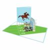 Thiệp Đua ngựa 3D – Thiệp thể thao