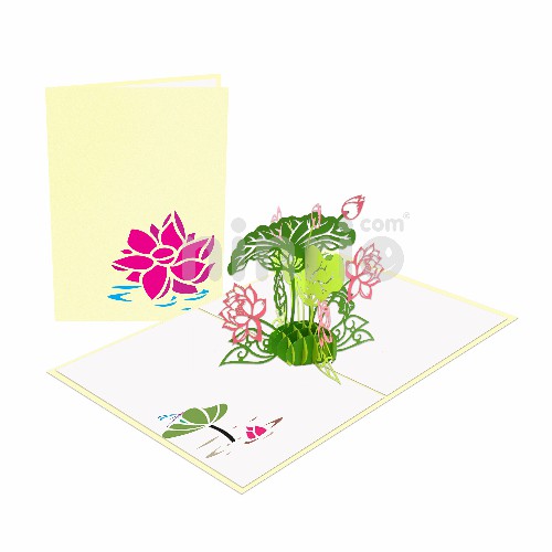 Flower 3D card - birthday card