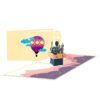 Hot Air Balloon Card – Transport 3D Card