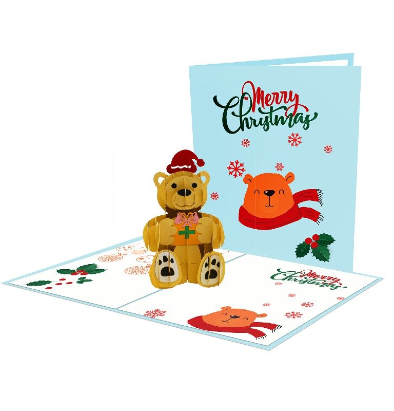Christmas Bear – Christmas 3D Card