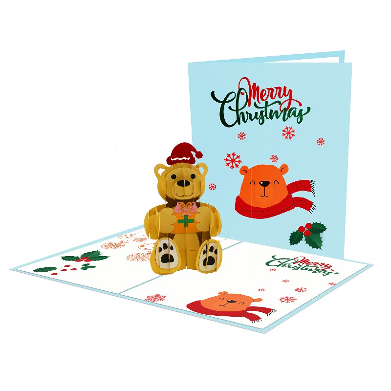 Christmas Bear – Christmas 3D Card