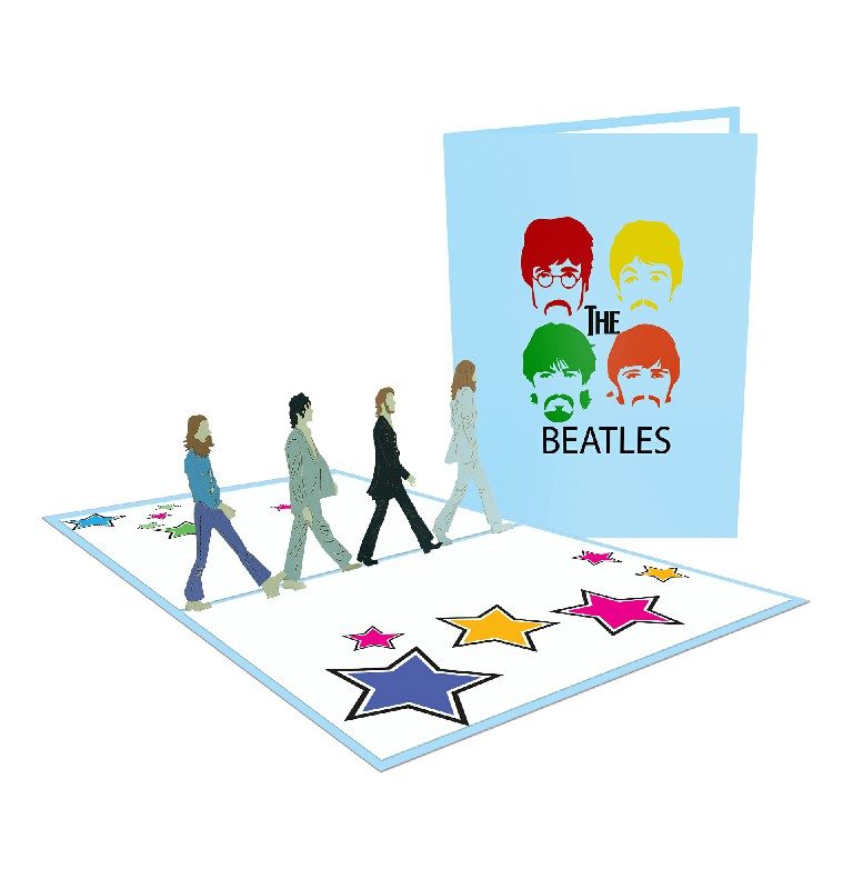 The Beatles Card – Birthday 3D Popup Card