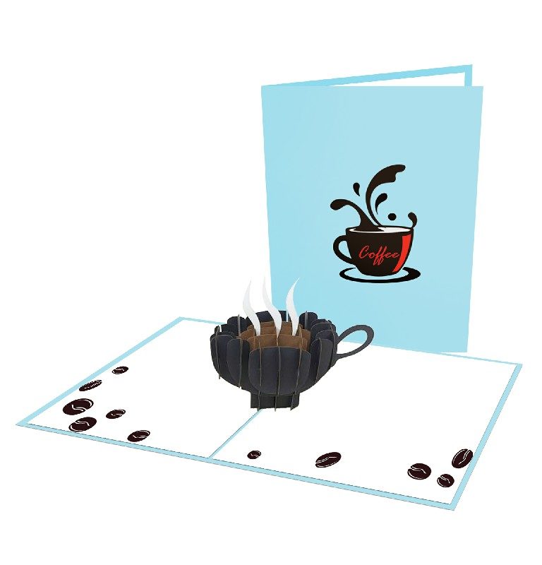 Coffee Cup Card – Birthday 3D Popup Card