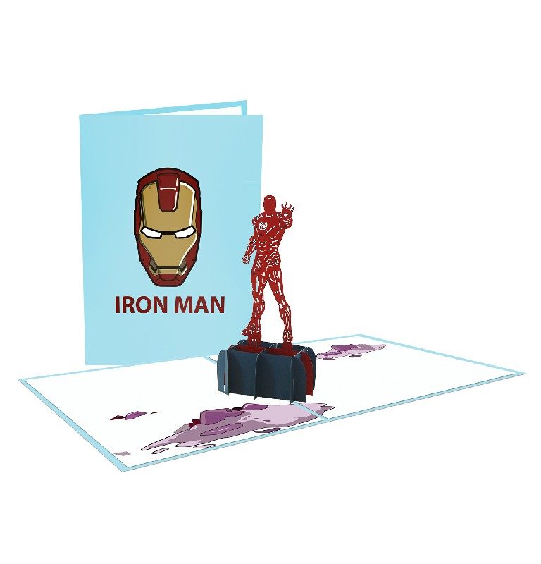 Iron Man Card– Birthday 3D Popup Card