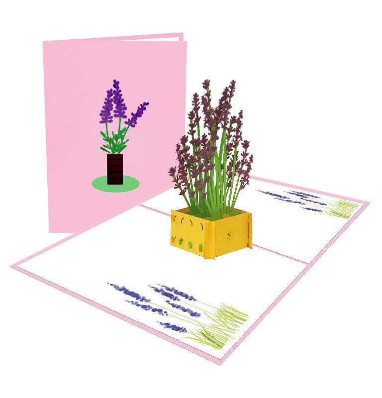 Flower Vessel Popup Card