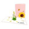 Sunflower Card – Flower 3D Card