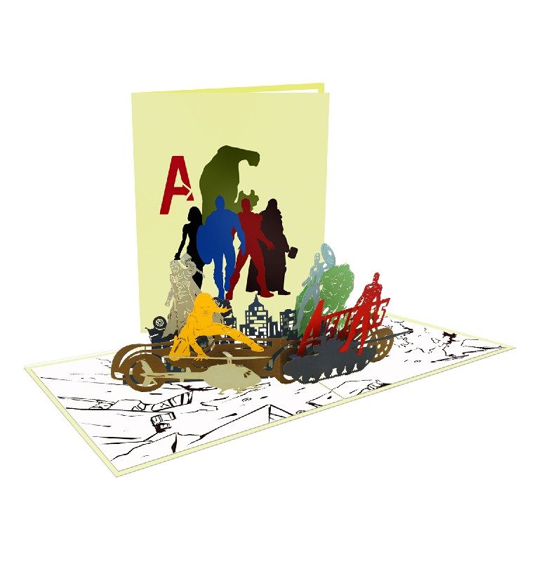 Avengers Card– Birthday 3D Popup Card