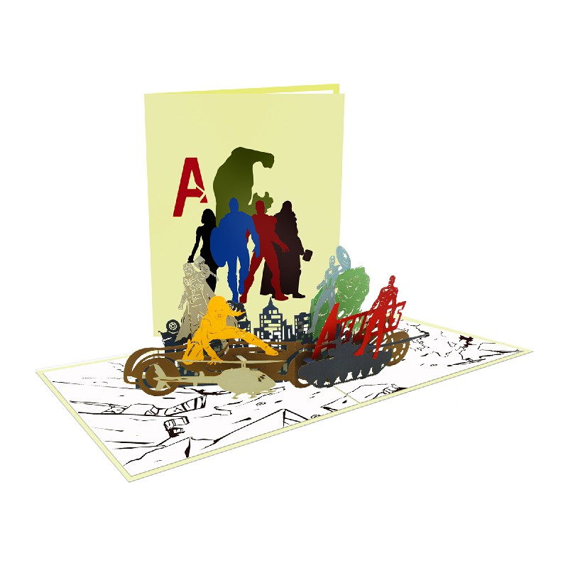 Avengers Card– Birthday 3D Popup Card