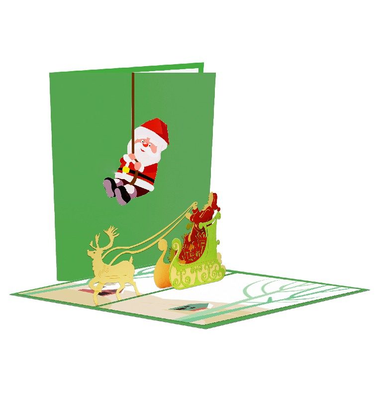 King Santa Card – Christmas 3D Card