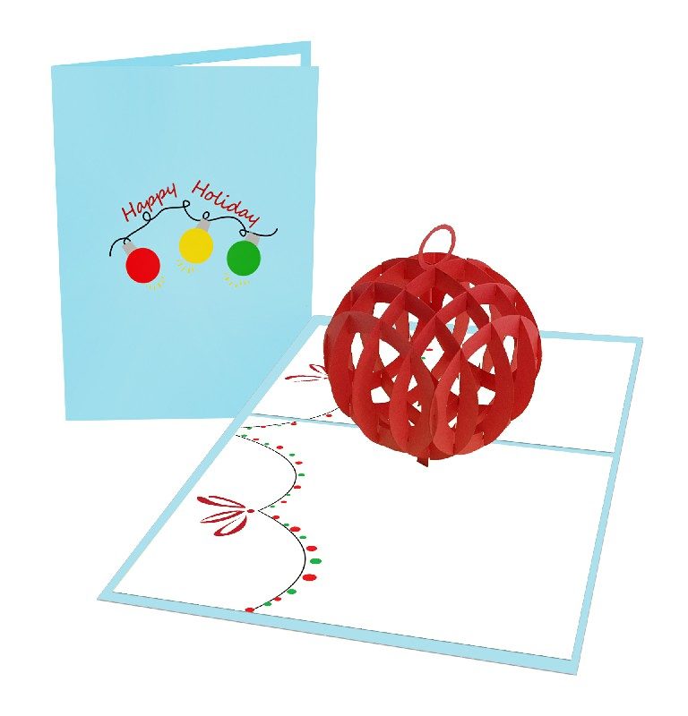 Christmas Ball 3D Popup Card