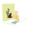 Bear Bamboo Card – Christmas Bear Card