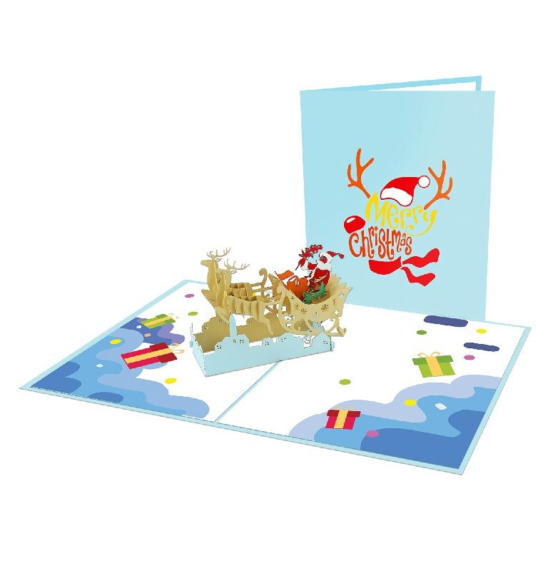 Santa Claus Card – Christmas 3D Popup Card