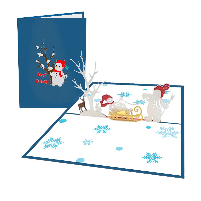 Christmas Vacation Card – Christmas 3D Card
