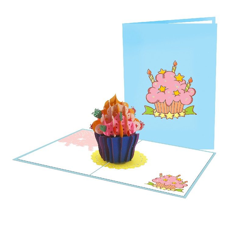 Birthday Cupcake Popup Card