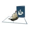 Pirate ship Card– Transport 3D Popup Card
