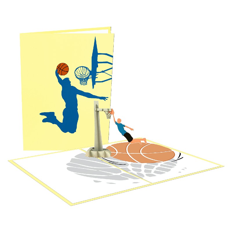 Basketball Card - Sport 3D Popup Card