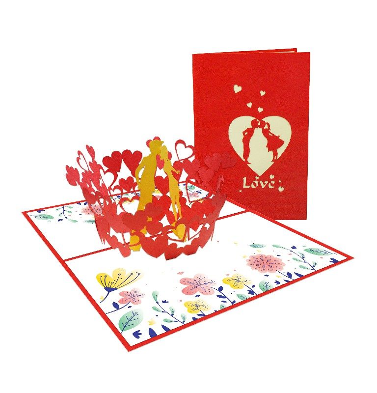 Love Dancing Card – Love 3D Popup Card