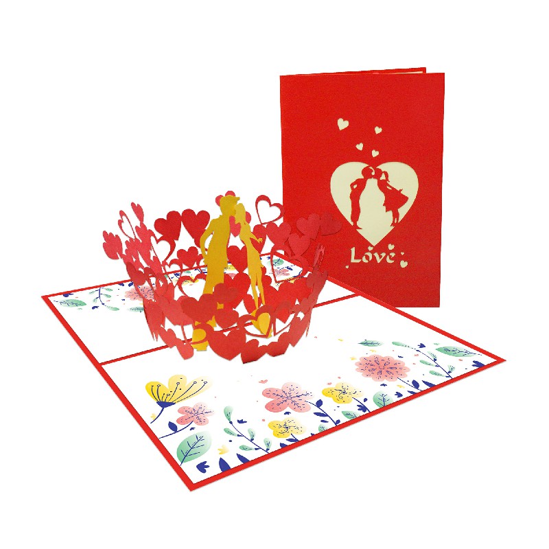 Love Dancing Card – Love 3D Popup Card
