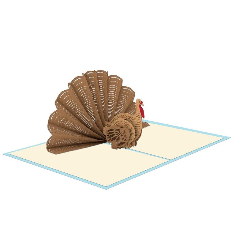 Turkey Card – Animal 3D Popup Card