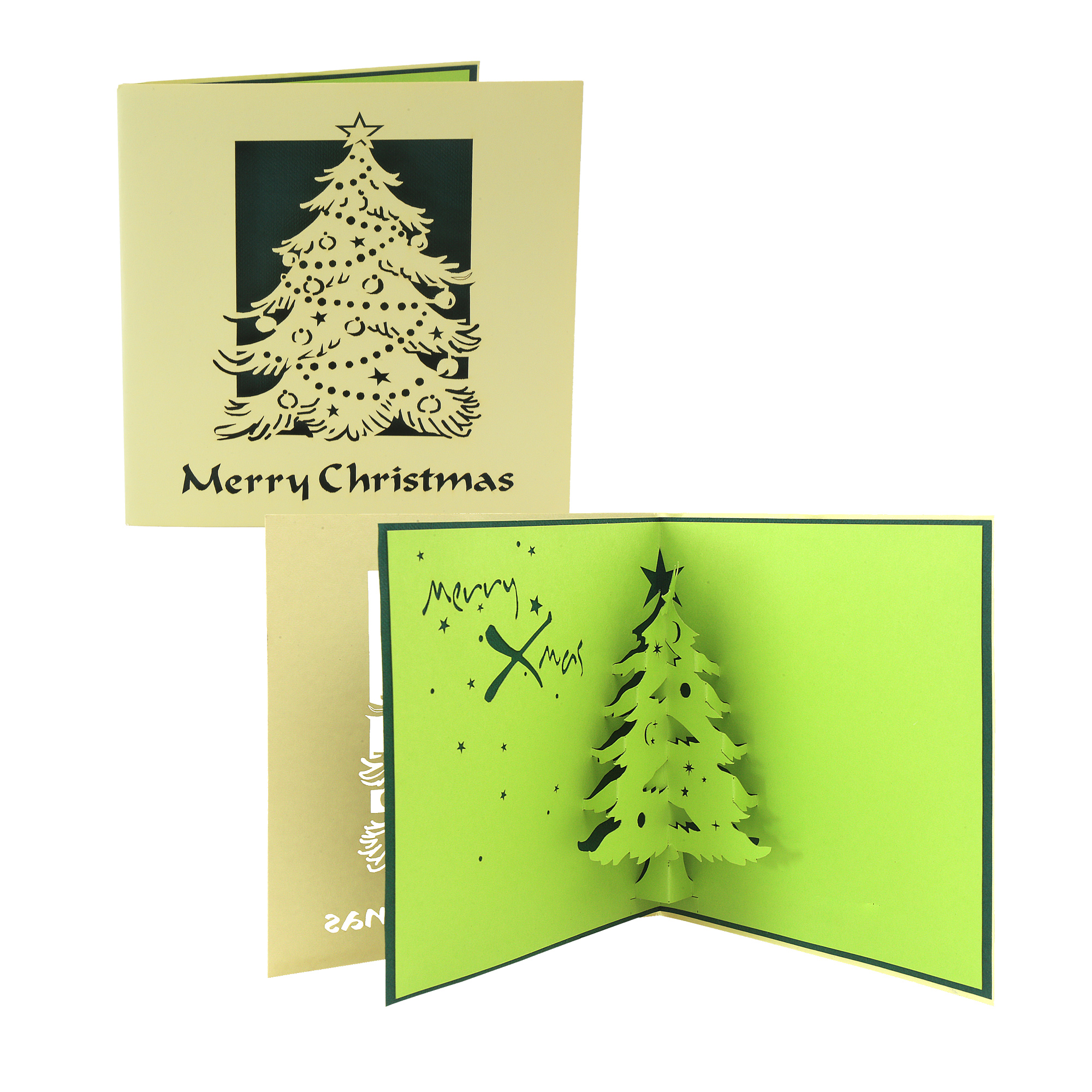Christmas tree 3D Card