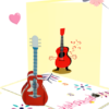 Guitar-pop-up-birth-day-greeting-paper-homemade-gift-congratulation-card